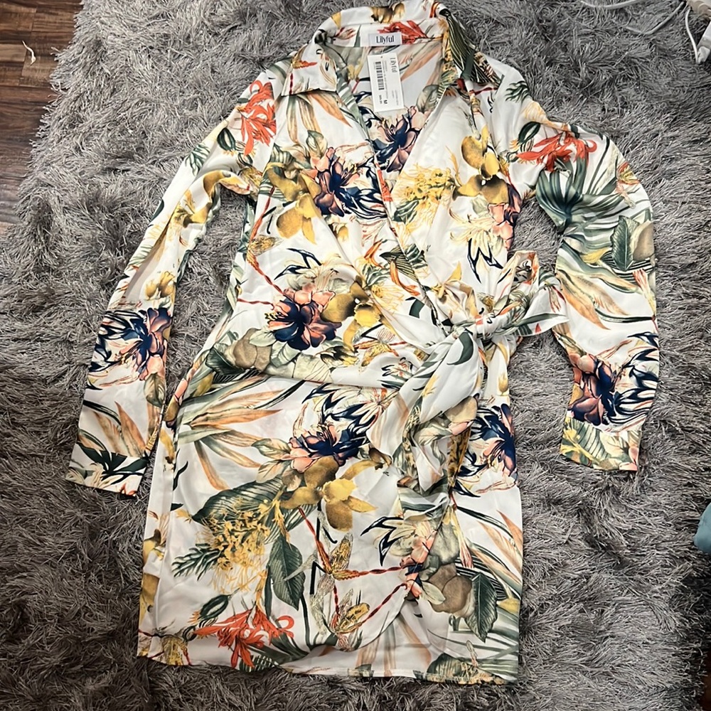 Caribbean Island Wrap Dress